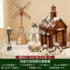 Decoração de Natal Boneco de Neve Rena de Natal Brilhante Cenário para Shopping Center Lobby de Hotel Enfeites Decorativos Grandes de Natal