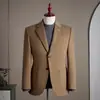 Jaqueta de Terno Waffle Espessada Outono e Inverno, Terno Casual de Negócios Masculino de Alta Qualidade, Roupas Masculinas de Tamanho Grande, Nota Fiscal Disponível