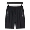 Pantalones Cortos Elásticos de Seda de Hielo Talla Grande para Hombre, Verano Finos de Secado Rápido, Holgados de Talla Grande, Pantalones Cortos Deportivos Talla Grande