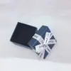 Caja de regalo de joyería de alta gama, caja de embalaje para joyería, caja de regalo de terciopelo negro, exquisito moño, popular caja de almacenamiento