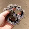 Super Hada Goma para el Cabello con Perlas de Cristal para Mujer Sensación de Alta Gama Perlas Millet para Moño Cola de Caballo Alta Elasticidad Cuerda para el Cabello Nuevo Estilo