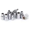Soquete Hexagonal Curto Tipo 1/4E, Soquete Cabeça Sextavada Tipo 3/8E, Cabeça Sextavada, Chave de Catraca, Chave de Soquete