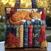 Bolso de Mano con Estampado de Moda Tendencia para Mujer 3D Transfronterizo Nuevo Producto Temu Amazon Bolso de Hombro Lona 300g