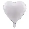 Tablero de luz con forma de corazón de 18 pulgadas, globo de aluminio para decoración de bodas, cumpleaños, bodas, fiestas, globos de amor de color sólido