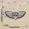 Parche Original Etiqueta Bordada Parche Bordado Calavera Accesorios para Ropa Parche Insignia Parche Accesorios Estilo Punk Parche de Tela