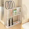 Suporte de armazenamento para raquetes de badminton, suporte de exposição de ferro, caixa de armazenamento para raquetes, suporte de chão para equipamentos esportivos para esportes com bola