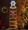 Decoração Transfronteiriça Luzes de Escada de Natal, Luzes de Cordão de Couro, Luzes Decorativas de Feriado, Luzes de Janela, Vendas Diretas de Fábrica, Barracas