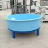 Tanque de Água de Fibra de Vidro Tanque de Peixes Quadrado Redondo Espessado Tanque de Peixes para Aquicultura ao Ar Livre Balde Acabado para Criação de Peixes Jovens
