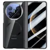 Adecuado para Funda de Teléfono Magnética Huawei Mate X6 Soporte de Bisagra de Eje Central Mate X6 Cubierta Protectora Transparente Anti-Caída
