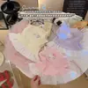 Camiseta de Verão Feminina em Renda de Malha Fina Estilo Coreano Baby Top Camisola Amiga da Pele para Crianças Pequenas e Crianças Venda por Atacado
