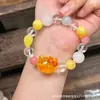 Atacado do Fabricante Pulseira com Design de Urso de Cera de Abelha de Segunda Geração Combinação de Cores Dopamina Pequenos Acessórios Frescos DIY