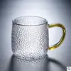 Tetera de Vidrio de Borosilicato Martillado para Agua Fría, Resistente a Altas Temperaturas, Engrosada, Gran Capacidad para Uso Doméstico, Tetera para Agua Hervida Fría, Jarra para Jugos
