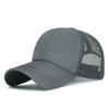 Gorra de Béisbol Deportiva de Malla de Verano de Secado Rápido Ligera para Hombre y Mujer para Exteriores con Visera para el Sol Gasa Transpirable Sombrero Protector Solar Transfronterizo