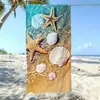 Toallas de Playa de Microfibra al por Mayor Transfronterizas, Toallas de Playa Impresas por Transferencia Térmica Digital, Toallas de Playa de Secado Rápido y Absorbentes para Vacaciones en la Costa