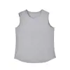 Colete Feminino Costurado Estilo Francês Sem Mangas, Nova Camiseta Básica de Gola Redonda para Primavera e Verão, Versátil para Usar por Cima ou por Baixo, Top de Cor Sólida
