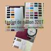 Fornecimento spot tecido taslon de nylon 320T revestido roupa de assalto roupa de esqui sensação de tecido de nylon rígido