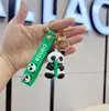 Llavero Colgante Lindo de Panda Rojo de Bambú Seleccionado Cuidadosamente de Celebridad de Internet Llavero Colgante para Llaves Coche Bolsa Regalo