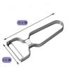 Pelador de Melón Afilado de Acero Inoxidable Espesado Pelador Casero Artefacto para Pelar Berenjenas Cocina Pelador Multifuncional