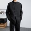 Ropa Nueva para Hombre China Traje Estilo Chino con Hombreras Traje Estilo Tang Traje para Estudiante de la República de China Moda Nacional Traje de Tubo Chino