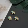 Colgante de Caballo Mecedora de Dibujos Animados de Aleación Pulsera de Cuentas DIY Accesorios para Joyería Abalorios Espaciadores que Conservan el Color Encanto de Caballo del Zodiaco de Colores