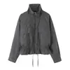 Chaqueta Abrigo de Algodón Elegante de Moda para Mujer Estilo Europeo y Americano Transfronterizo 2026 Manga Larga Cuello Alto Venta al por Mayor 6318267