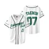 Camisa de Béisbol de Verano Delgada con Impresión Digital 3D para Hombre y Mujer Venta Directa de Fábrica de Ropa Deportiva
