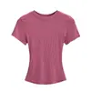 El ajuste es perfecto, Camiseta Básica de Manga Corta con Cuello Redondo de Corte Ajustado Skims Kardashian para Mujer, Top de Verano Ajustado que Cubre el Cuerpo