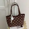 2026 Bolso Nuevo de Gran Capacidad Moda Bolso Tote de Lunares Para el Trabajo y los Viajes Cotidianos Bolso de Hombro Casual con Personalidad Elegante