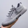 Zapatos Deportivos Ligeros con Cordones para Hombre, Tela de Paraguas de Moda para Dropshipping, Zapatos Planos de Tela, Zapatos sin Cordones, Hombres Transfronterizos