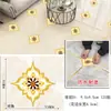 Adesivos de Azulejo para Piso de Sala de Estar, Azulejos de Piso, Adesivos de Parede, Decoração de Piso, Adesivos de Canto de Parede, À Prova d'Água, Resistentes ao Desgaste, Adesivos Autoadesivos
