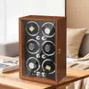 Caja giratoria vertical para relojes de pulsera, Dispositivo giratorio para relojes, Dispositivo vibratorio para relojes, Soporte para colocar relojes, Caja para relojes, Dispositivo enrollador de relojes, Enrollador de relojes silencioso