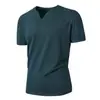 Europa y Estados Unidos comercio exterior transfronterizo desean hombres verano deportes fitness ocio elástico vertical cuello redondo vertical manga corta camiseta