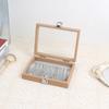 Caja de Joyería Antipolvo de Alto Valor con Tapa Joyería Pulsera Anillo Aretes Collar Aretes Caja de Almacenamiento de Joyería
