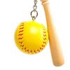 Llavero de béisbol europeo y americano, nuevo y creativo, para coche, mochila escolar, pequeño accesorio, pelota de béisbol de moda, regalo artesanal.