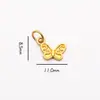 Ping An Joy Colgante de Oro Arena Colgante Pulsera DIY Accesorios de Pulsera Gufa Oro Marca Xiaofu Accesorios de Cuentas de Campana