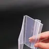 Tiras de Etiquetas Transparentes de Alta Definición Personalizadas de Fábrica para Estantes de Almacén y Farmacia, Tiras de Etiquetas de Precio, Perfiles Coextruidos Blandos y Duros de PETG