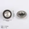 Venta Caliente Transfronteriza de Amazon Botones Turquesa Retro Aleación Accesorios para Joyería DIY Botones de Flor Accesorios para Ropa