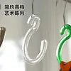 Acrílico Transparente Multifuncional Exhibidor Tienda de Ropa Especial Percha Accesorios Bolsa Exhibidora de Bufandas de Seda Zapato Gancho en S Gancho