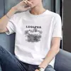 Camiseta de Manga Corta para Hombre Cuello Redondo Estilo Coreano Ajustada Camiseta Elástica de Media Manga para Hombre Blanca Negra Camiseta Interior Verano
