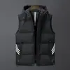 Chaleco de Algodón Lavado de Invierno para Hombre Estilo Coreano Moderno Delgado Elegante Chaleco Juventud Otoño e Invierno Chaqueta sin Mangas Versátil