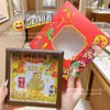 Marco de Fotos Dorado Más Vendido Adorno Feng Shui para Riqueza y Prosperidad, Dios de la Riqueza Pieza de Exhibición de Oro Puro, Regalo para Familia y Amigos