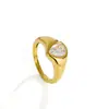 Anillo de Acero de Titanio con Circonita para Mujer, Anillos de Pareja Modernos y Únicos, Anillos Decorativos de Lujo Ligero, Venta Directa de Fabricante de Nicho