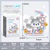 Bloques de Construcción Educativos Compatibles de Micro-Partículas para Niños, Serie de Muñecos Lindos de Dibujos Animados de Alta Calidad, Juguetes de Caja Sorpresa de Puesto Callejero, Regalos