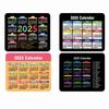 Calendário Inglês 2025 Ano da Cobra tamanho pequeno Mouse Pad Escritório de Comércio Exterior Teclado Pad Antiderrapante Amazon Presente Mesa Mat