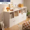 Prateleira de Armazenamento no Pé da Cama, Mesa Bancada Longa de Chão, Armário para Espaço Vazio ao Lado da Cama, Estante Simples para Utilização do Espaço no Pé da Cama