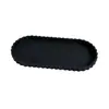 Bandeja de Armazenamento de Silicone para Casa Antiderrapante Decoração de Itens Prato para Joias Renda Oval Caixa Organizadora para Banheiro