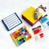 Esmalte de Uñas Pintura Acuarela Gel 36 Compartimentos Bandeja Magnética de Almacenamiento Caja de Plástico Mercancía Pequeña Transfronteriza