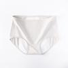 Ropa interior fisiológica de cintura media-alta para mujer, pantalones menstruales a prueba de fugas, pantalones sanitarios de algodón transpirables.