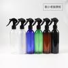 Botella sub-botella redonda de hombro 250ml botella con tapa de aluminio botella dispensadora de loción botella de empaque cosmético botella de pistola pulverizadora de ratón regadera