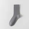 Calcetines para Hombre, Primavera y Verano, Algodón Puro, Anti-Olor, Calcetines Largos, Calcetines Deportivos Negros y Blancos para Hombre, Extra Largos, Finos, Transpirables, Calcetines para Hombre 100% Algodón